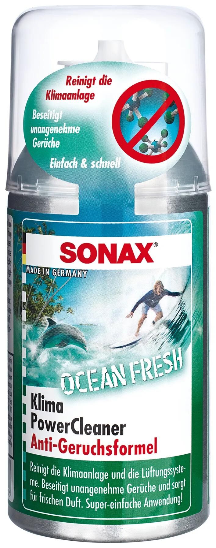 SONAX klimaanlagenreiniger klimapowercleaner airaid klimapowercleaner 100 ml ocean-fresh