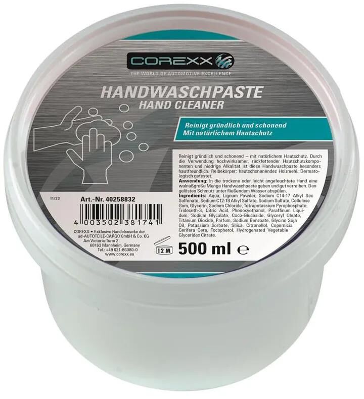 COREXX handreiniger handwaschpaste handwash paste 500ml