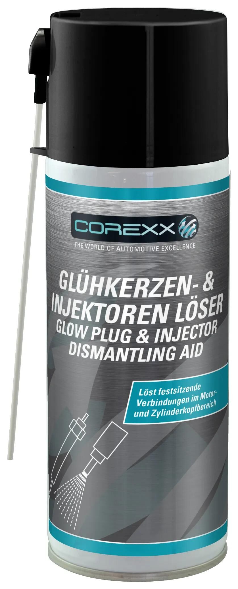 COREXX spezialreiniger glühkerzen- injektoren löser inject glow plugsl 400 ml