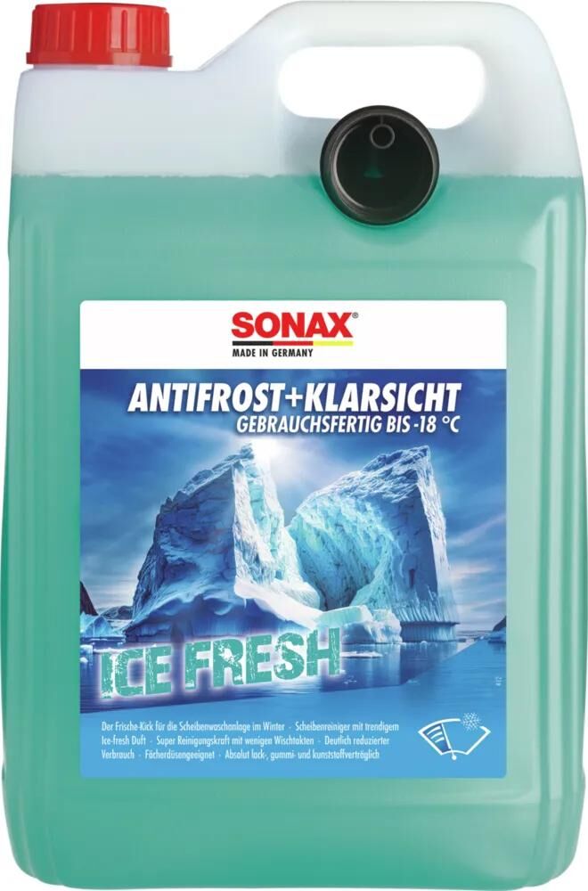 SONAX scheibenfrostschutz antifrost klarsicht antif.klarsicht 5 l -18c ice-fresh