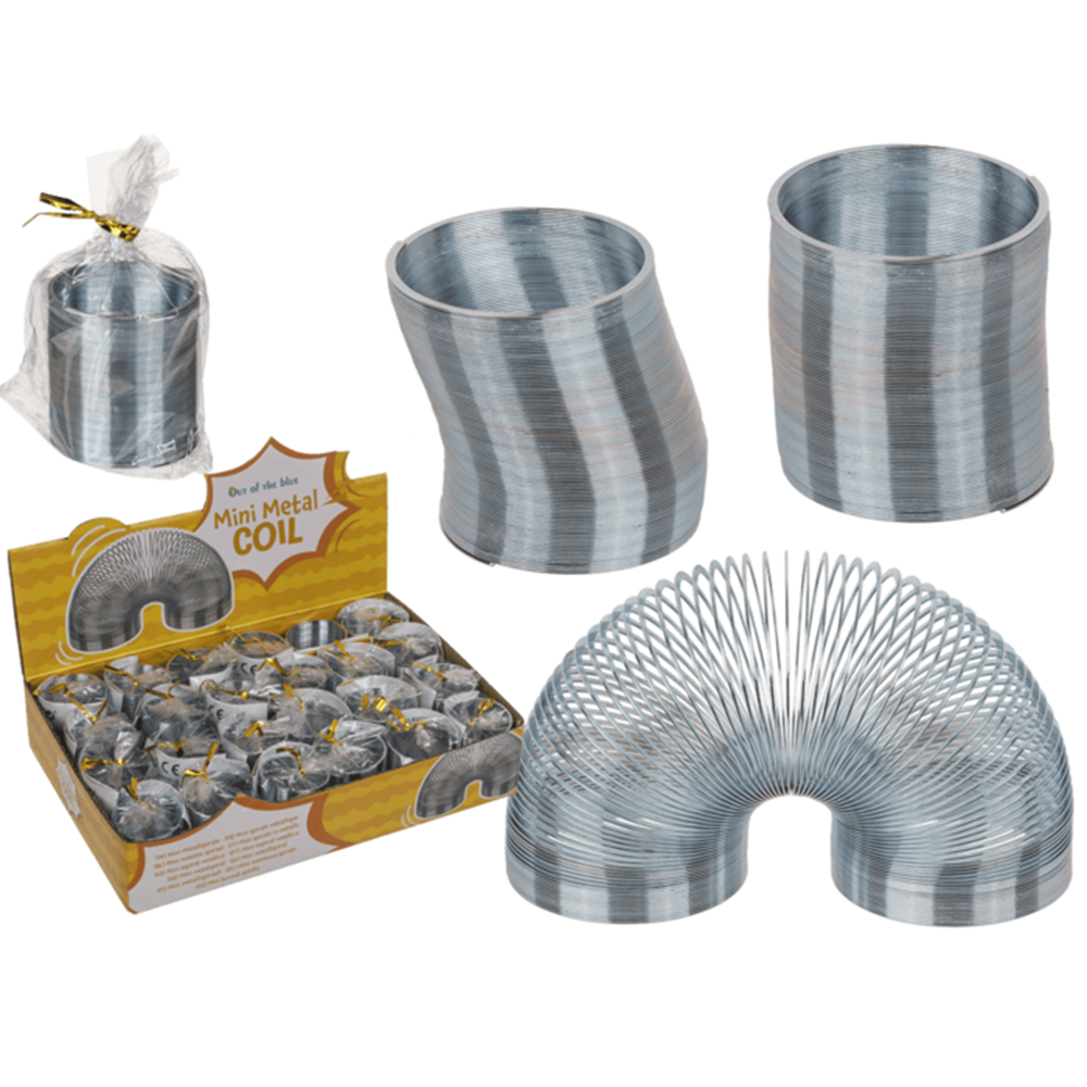 Dsp Metalen mini spiraal, ca. 3,5 cm. 24