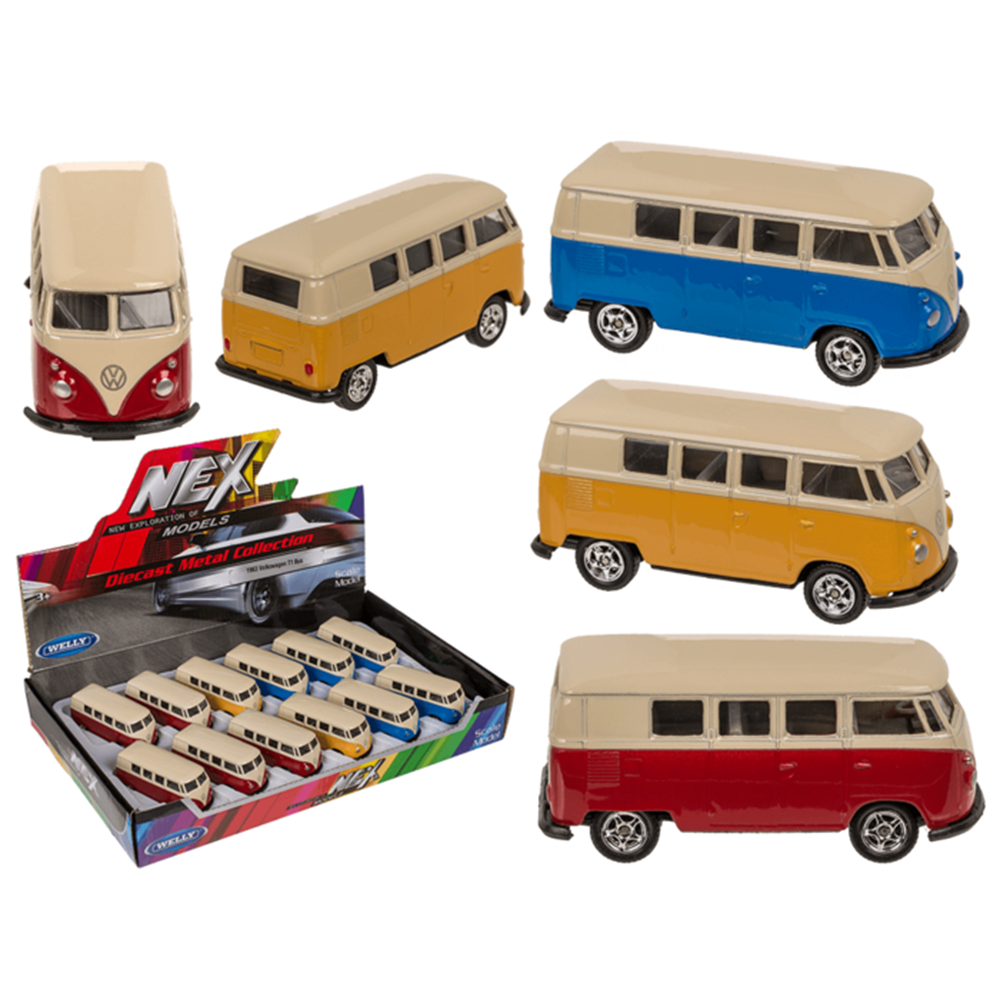 Dsp modelauto VW T1 bus 1963. 7,5 cm