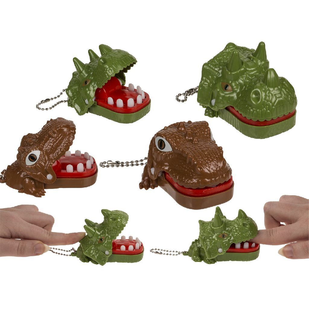 Overige Merken Sleutelhanger dino met kiespijn assorti