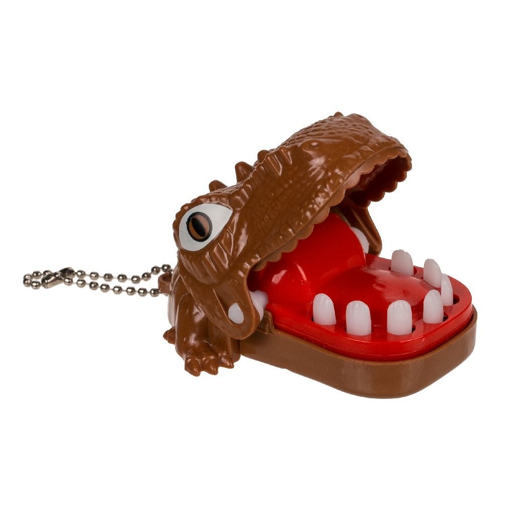 Overige Merken Sleutelhanger dino met kiespijn assorti