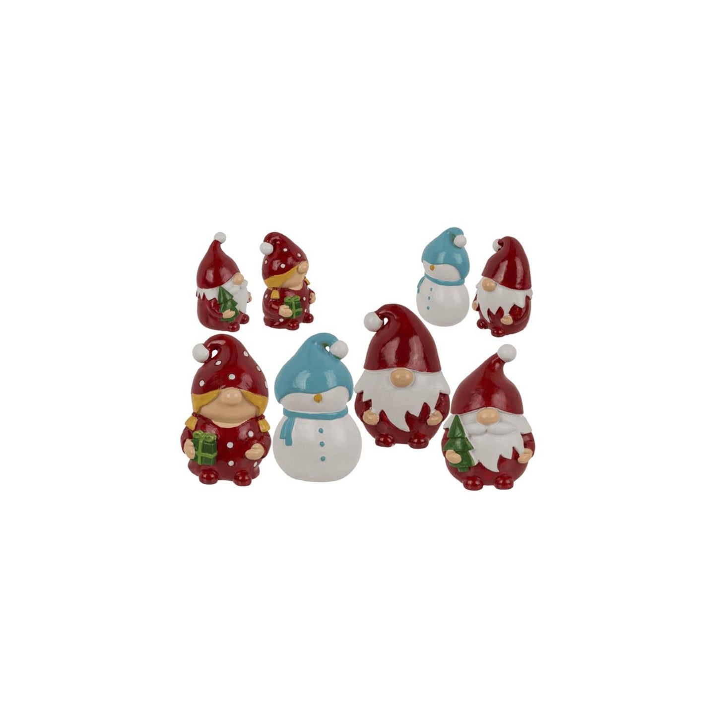 OOTB Beeld kerst gnoom 4x3x6cm