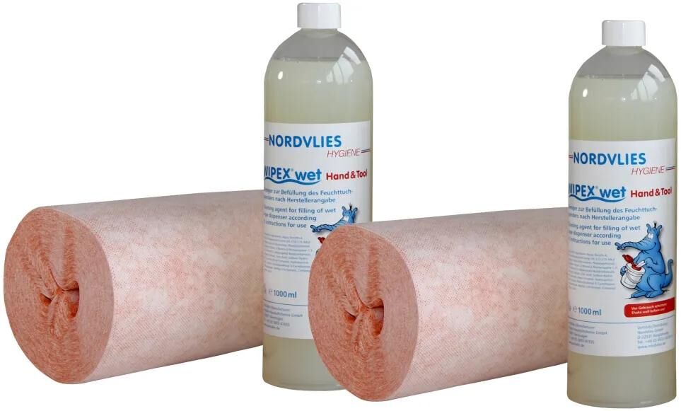 NORDVLIES reinigungstuch wet hand tool hand+tool refill pack 4 ro a 120 cloths