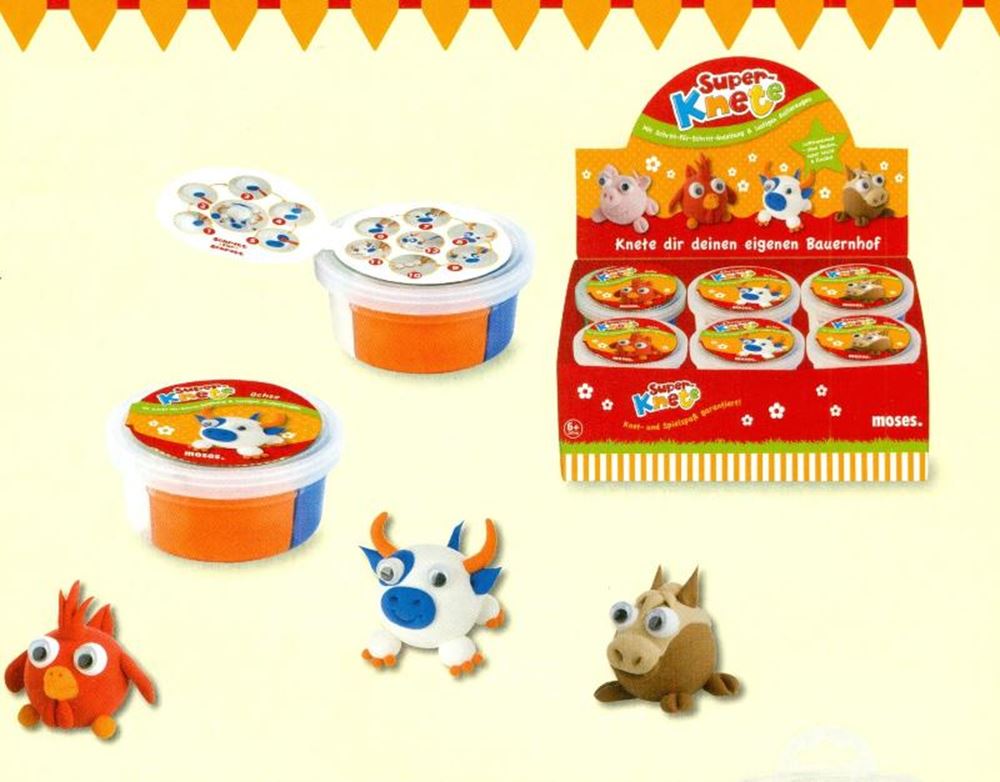 Dsp Superklei: boerderijdieren foam klei