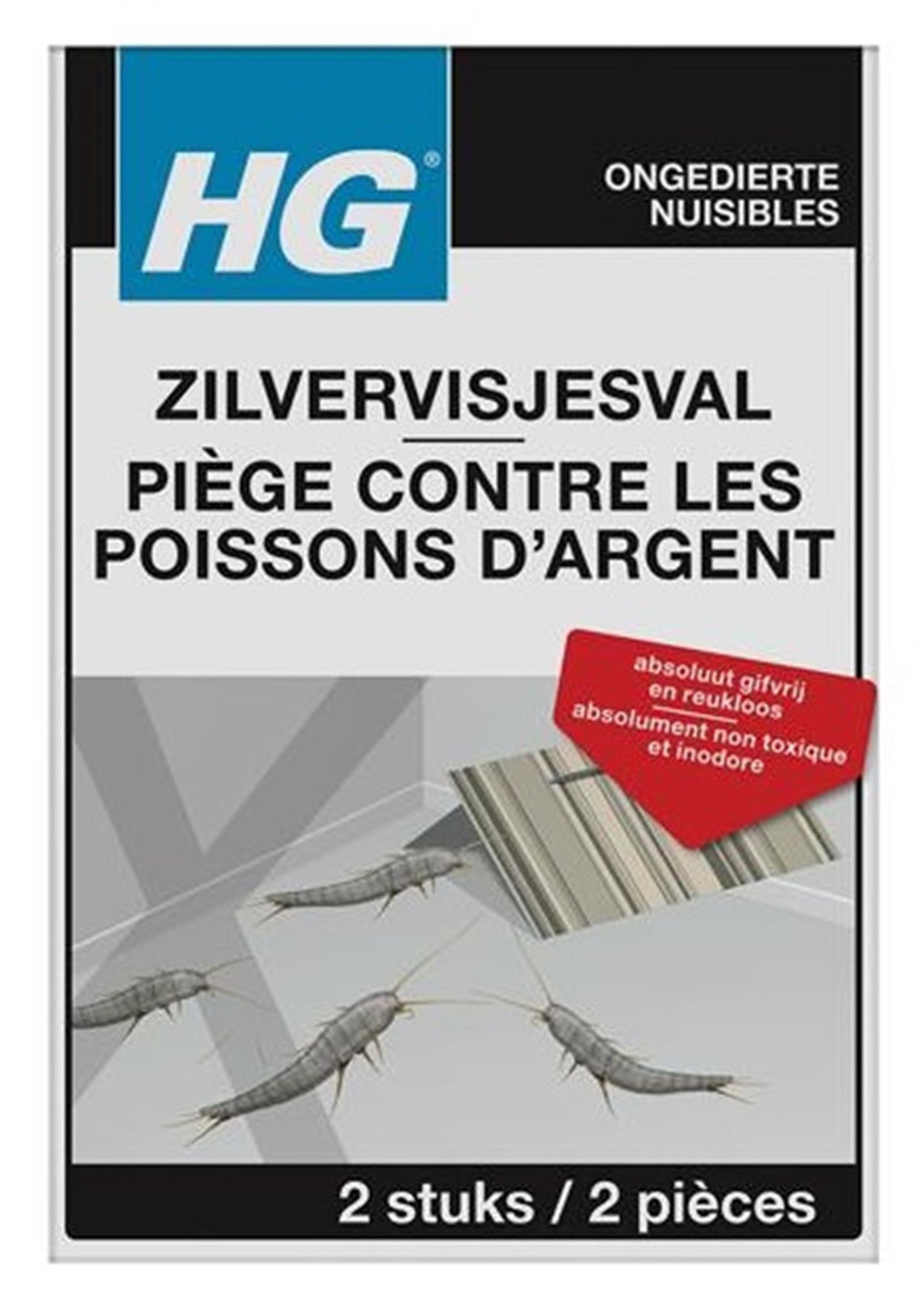 HG X zilvervisjesval doosje a 2 stuks