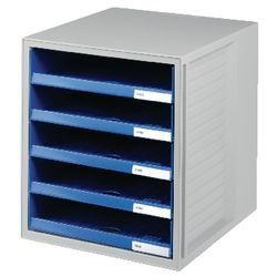 Ladenkastje Han Karma A4 blauw