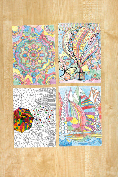 Info Notes in-8722-08 creative kleurvel a5 colour relax voor volwassenen