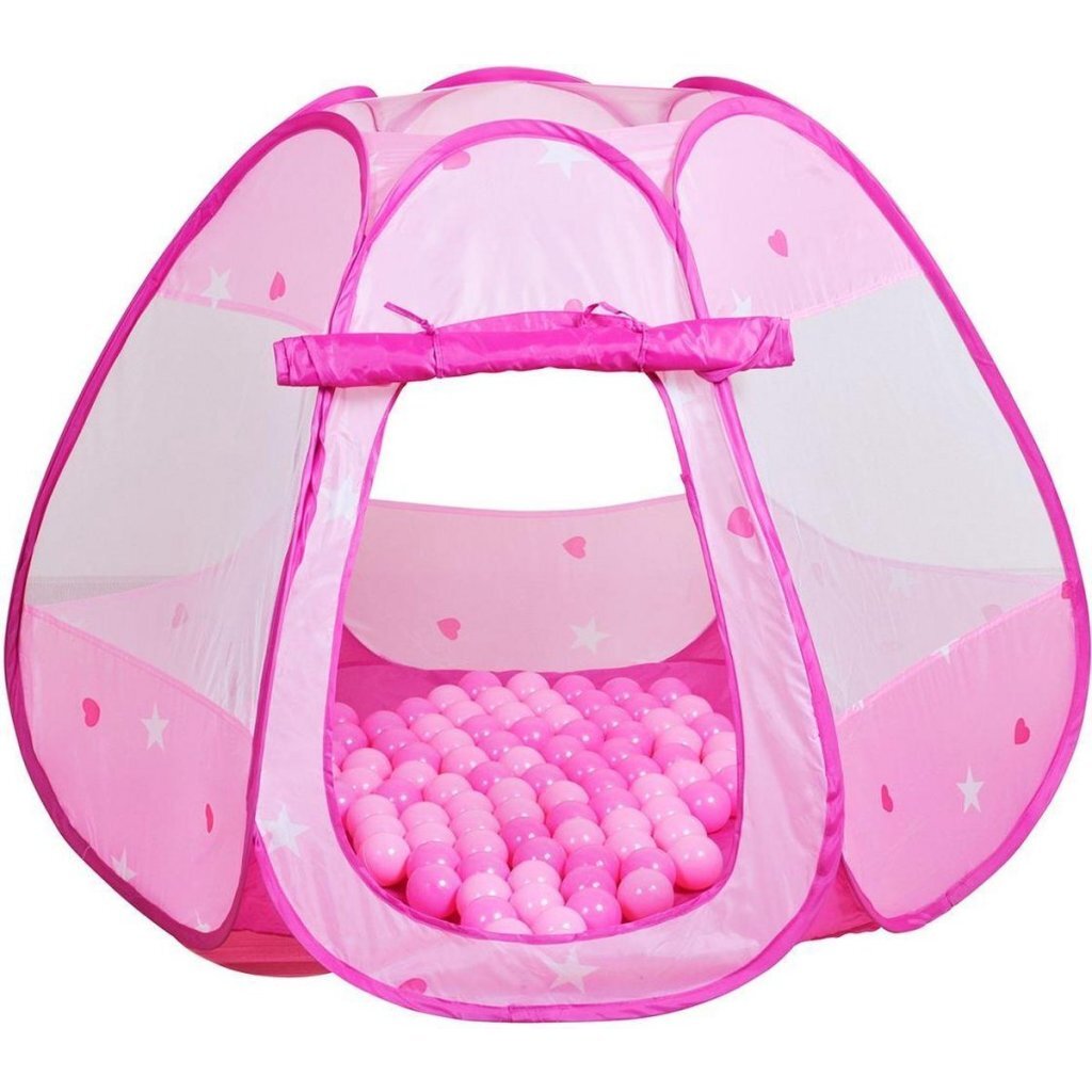 Overige Merken Knorrtoys speeltent met 100 ballen roze