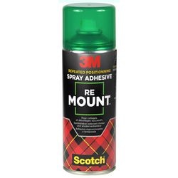 Spray remount 9473 3M verwijderbaar transparant 400 ml