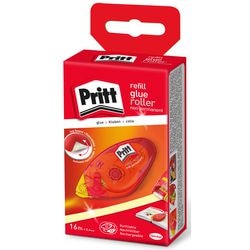 Quantore Navulbare lijmroller non-permanent +refill pritt 8,4mmx16m oplosmiddel-zuurvrij