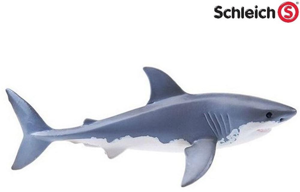 Schleich Wild Life Witte Haai. 16 cm. 3+