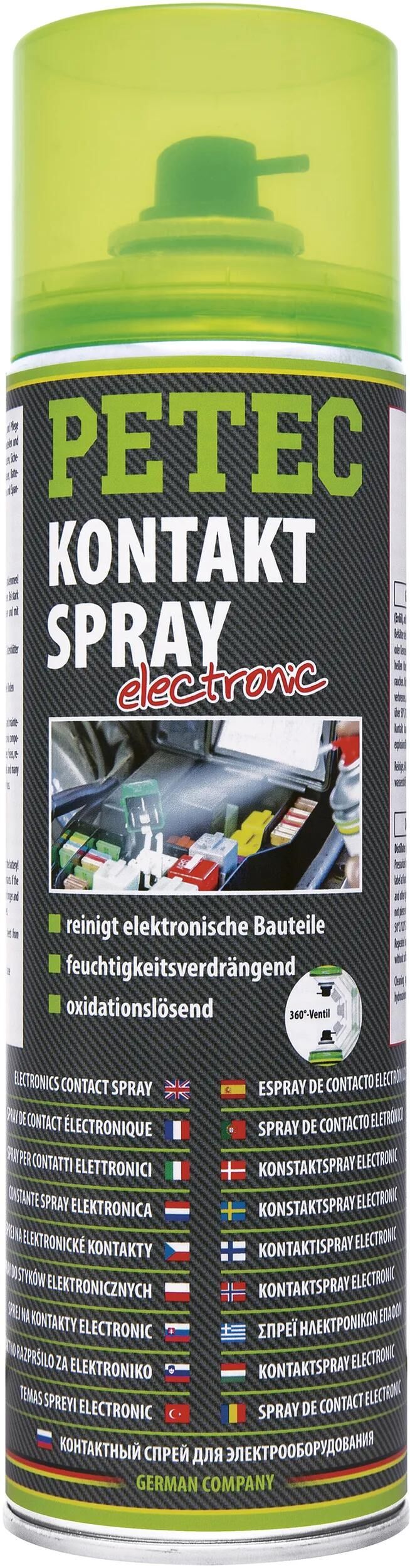 PETEC kontaktspray contact spray 500 ml