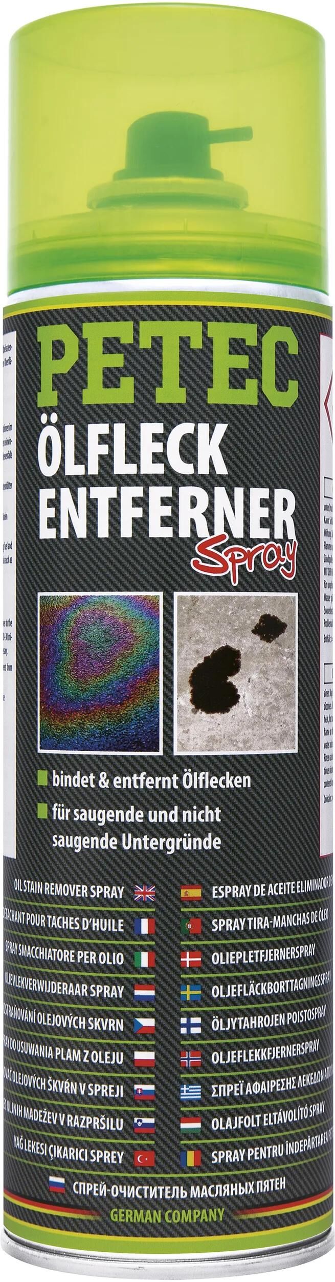 PETEC ölfleckentferner oil stain remover 500 ml