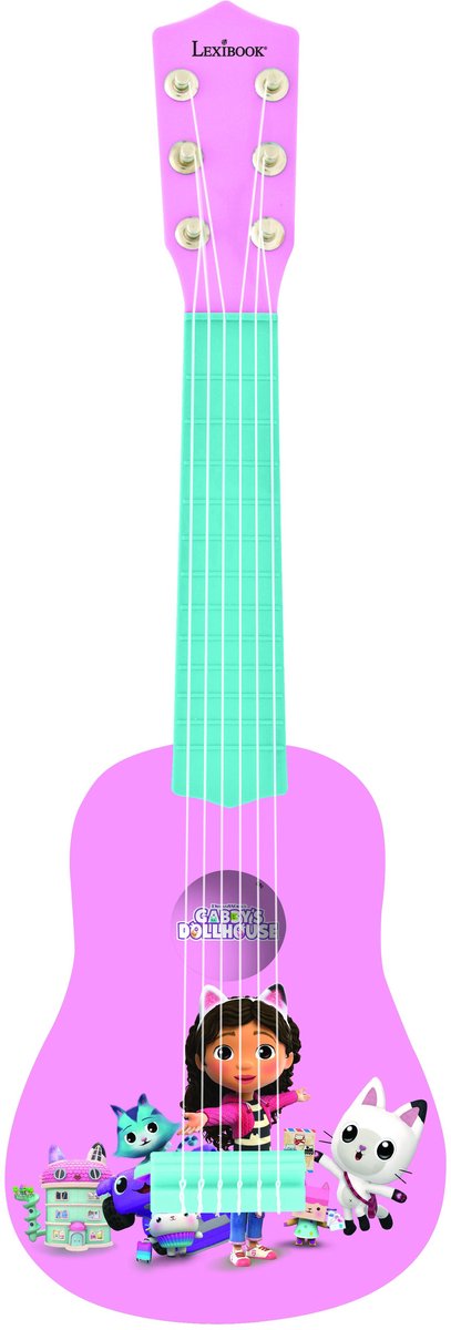 Lexibook Mijn eerste gitaar gabby’s dollhouse - 21'' 53 cm