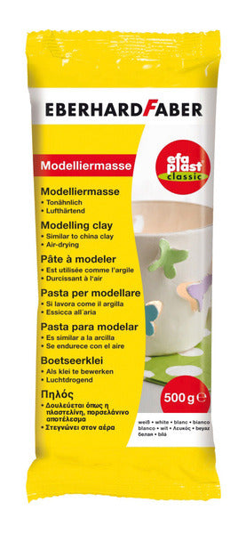 Eberhard Faber ef-570301 efaplast classic boetseermateriaal 500gr. wit