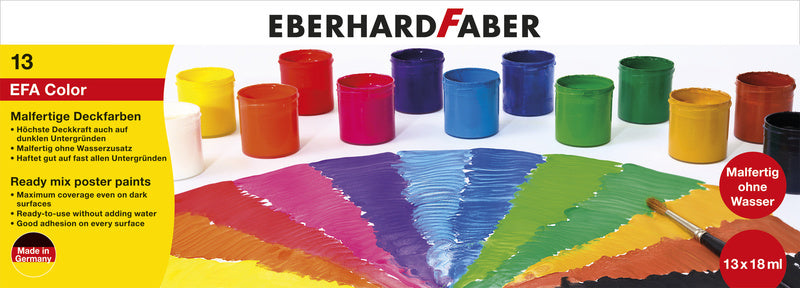 Eberhard Faber ef-575613 verfset 13 potjes kant en klaar