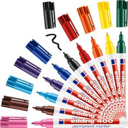 Edding Permanent marker 400 breed 1mm assorti rond sneldrogend waterbestendig