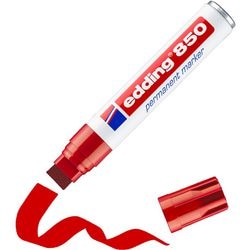Edding Permanente marker 850 rood 5-16 mm blokpunt