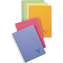 Spiraalschrift Clairefontaine Linicolor wit
