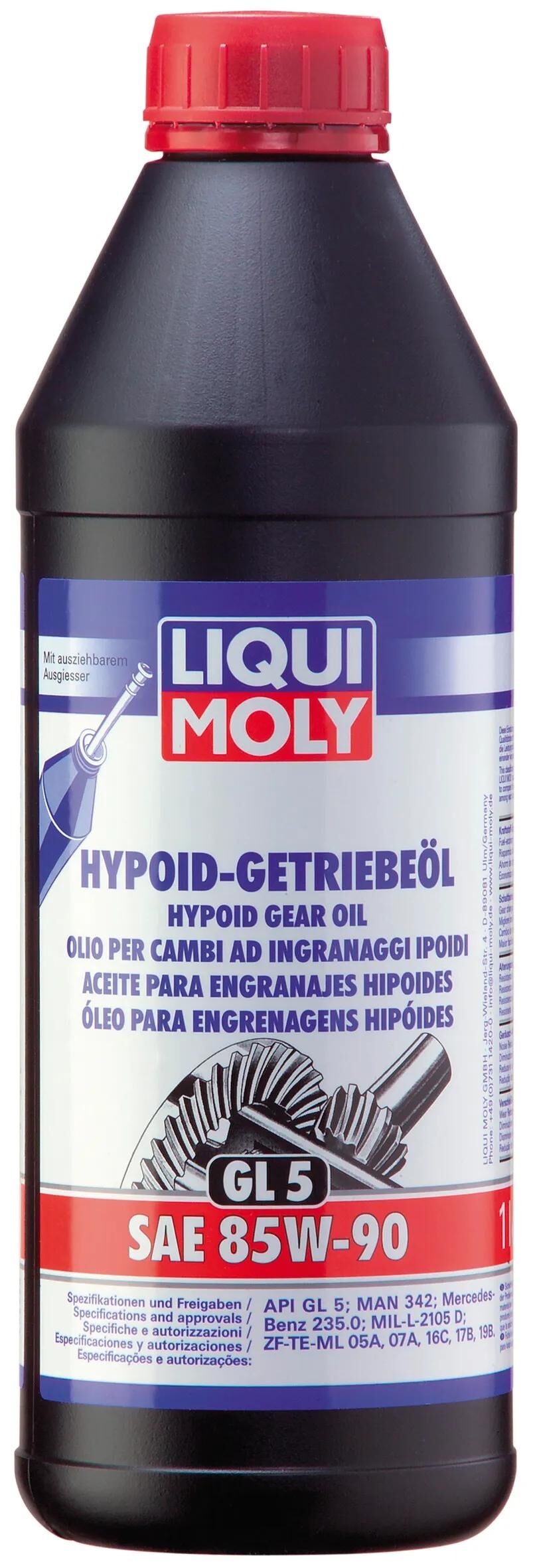 LIQUI MOLY getriebeöl gl 5 hypoid gear oil gl5 lm 85w-90 1 ltr.