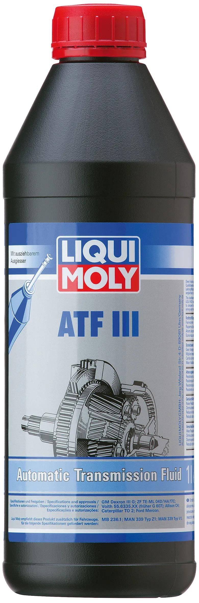 LIQUI MOLY getriebeöl atf iii gear oil atf-dexron 1 ltr.