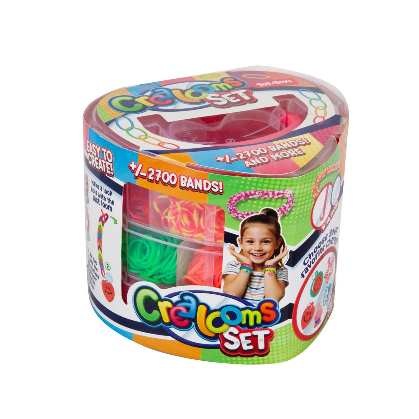 Toi-Toys Loombandset 2700st in hart-bewaardoos