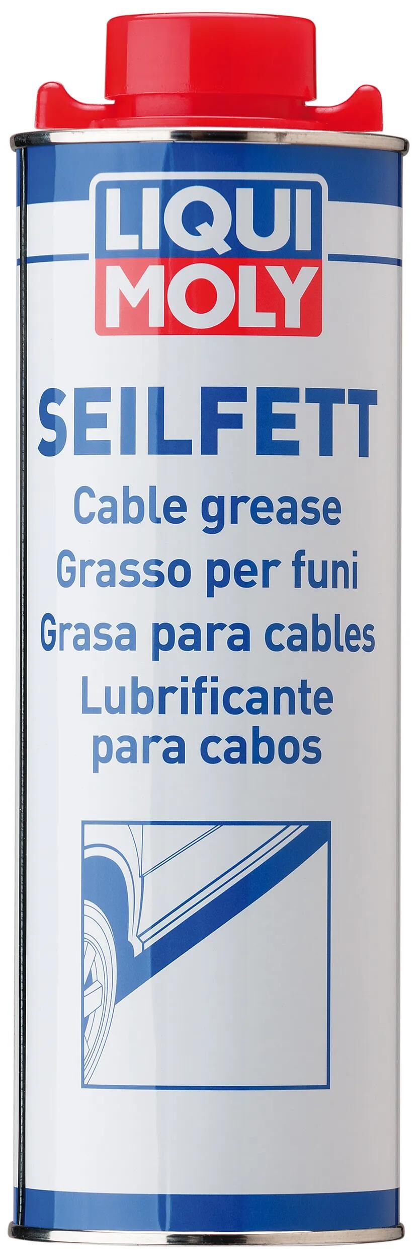 LIQUI MOLY mehrzweckfett seilfett rope grease 1 ltr.