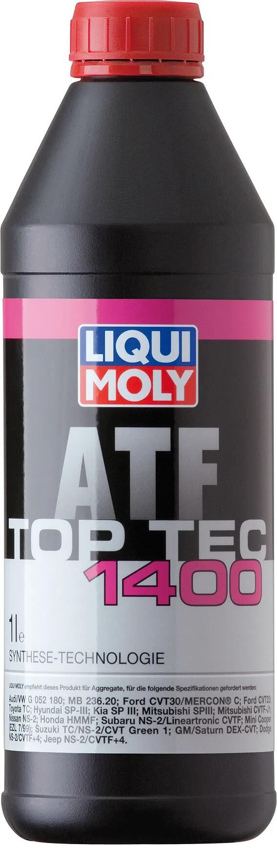 LIQUI MOLY getriebeöl top tec atf 1400 top tec atf 1400 dose 1l