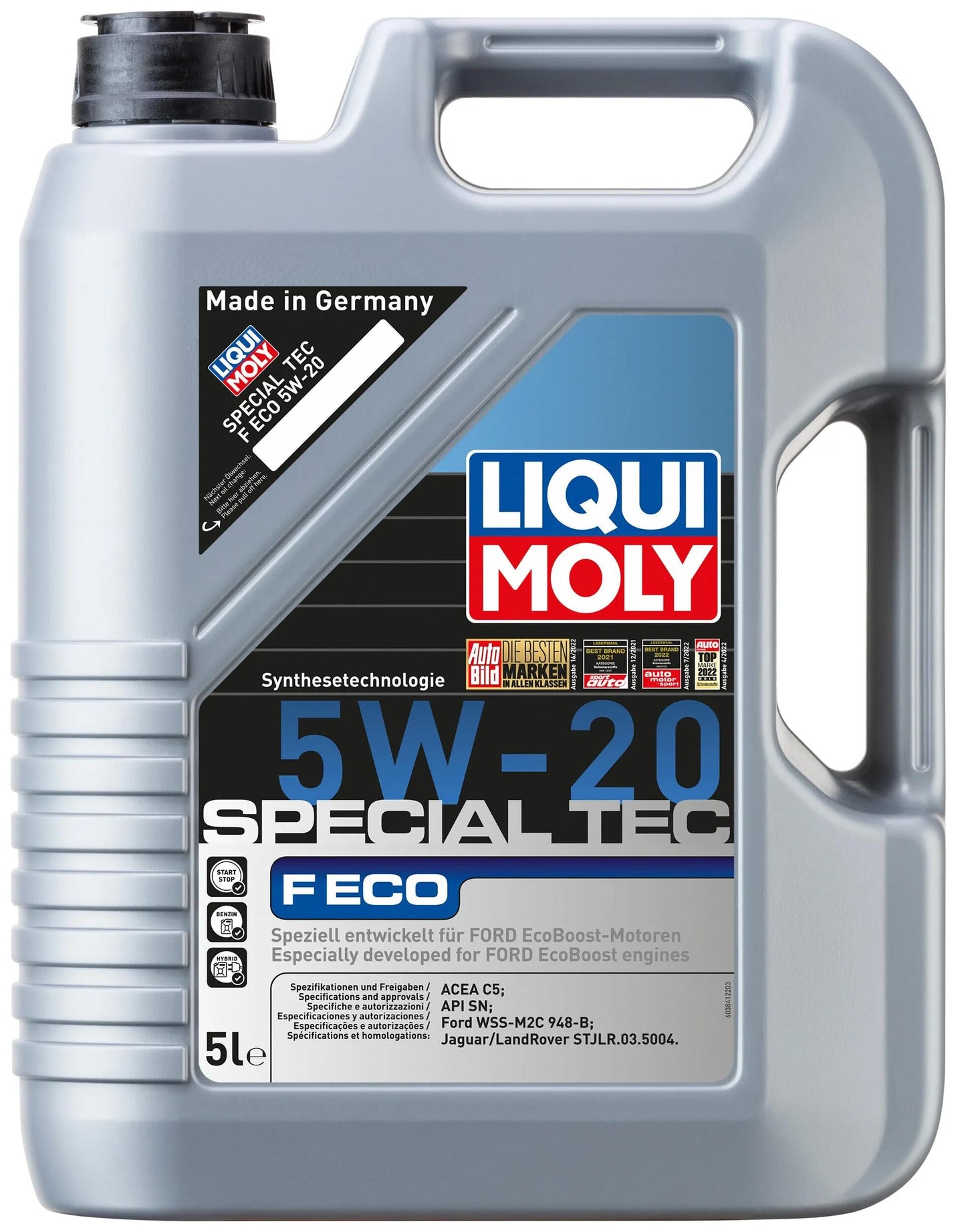 LIQUI MOLY motoröl special tec f eco spec.tec f eco 5w-20 5l
