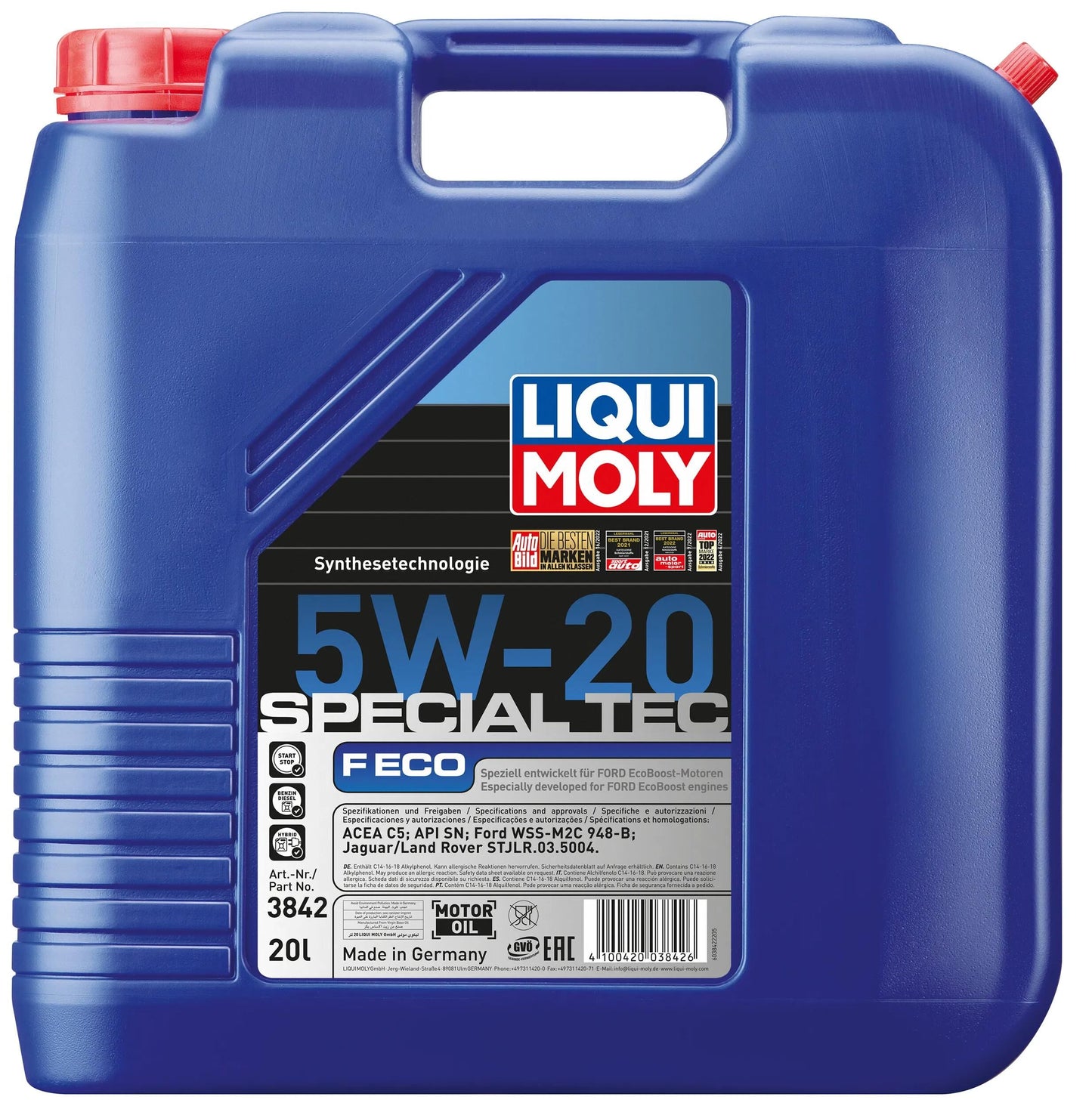 LIQUI MOLY motoröl special tec f eco spec.tec f eco 5w-20 20l