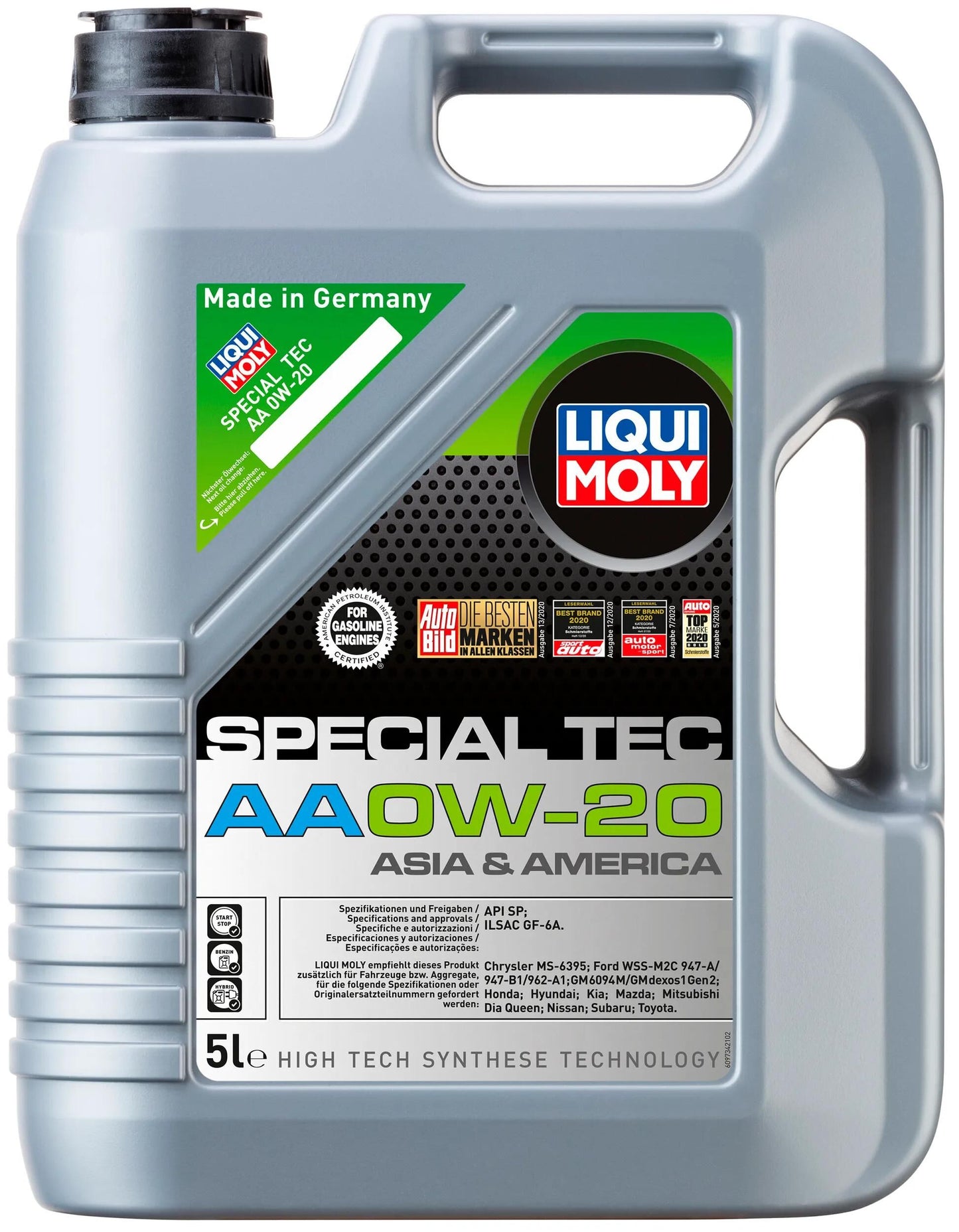 LIQUI MOLY motoröl special tec aa spec.tec aa 0w-20 5l motoroil