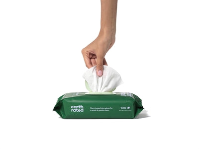 Earth Rated dog wipes lavendel composteerbaar