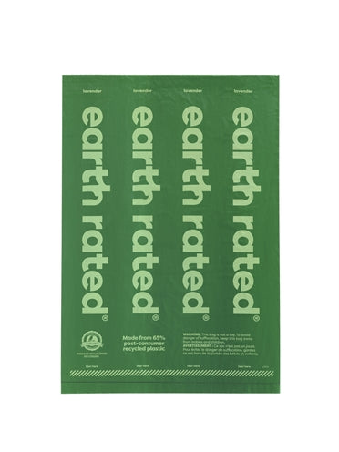 Earth Rated poepzakjes lavendel gerecycled