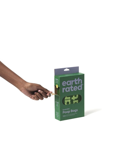 Earth Rated poepzakjes met handvaten lavendel gerecycled