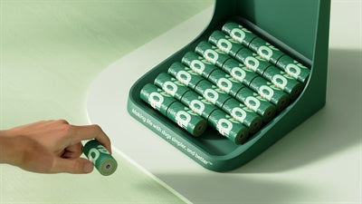 Earth Rated poepzakjes tbv display geurloos gerecycled