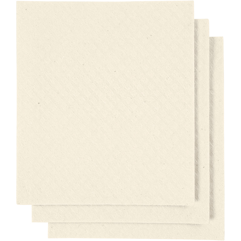 Creativ Company Https: www.cchobby.nl sponsdoek-afm-17x19-5-cm-off-white-3-stuk-1-doos