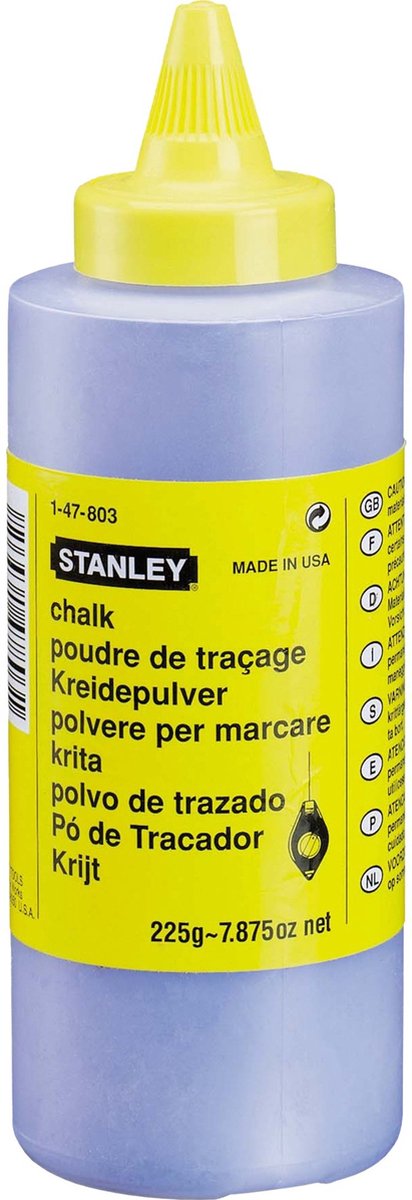 STANLEY slaglijnpoeder blauw 225gr