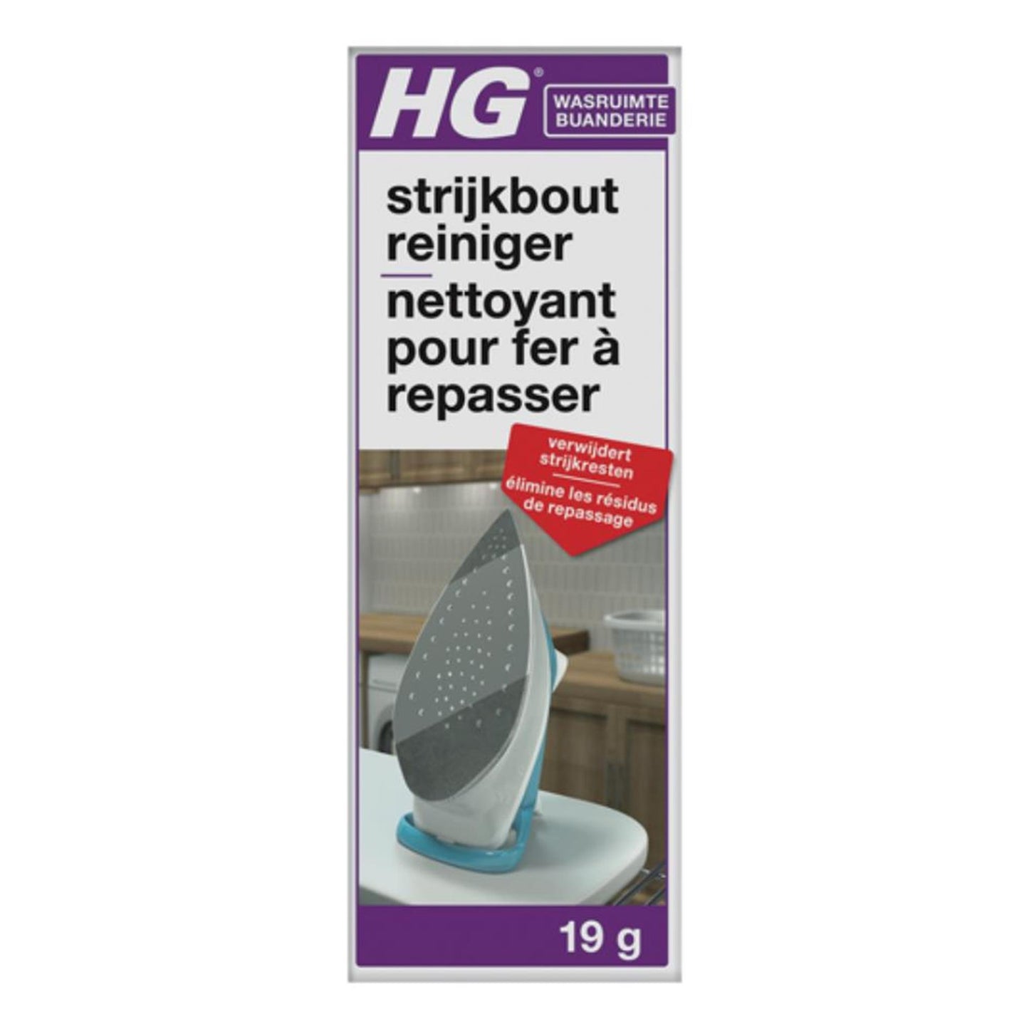 HG strijkboutreiniger 50 gram verwijdert hardnekkige zwarte strijkresten