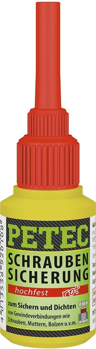 PETEC schraubensicherung screw retention 10g high-strength red