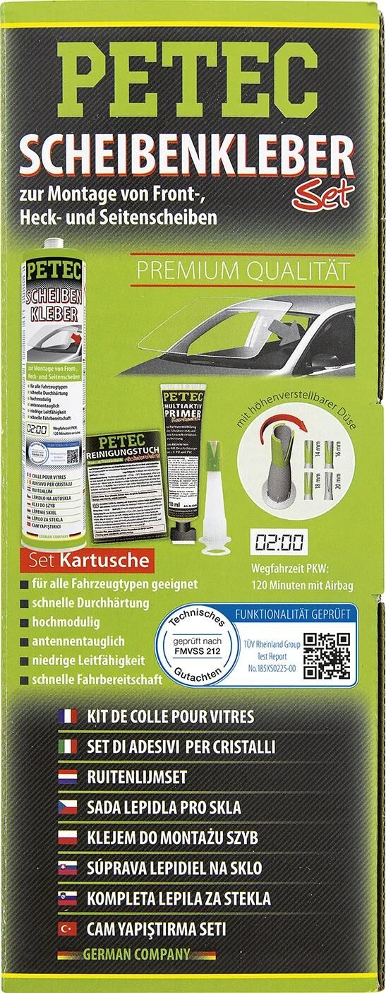 PETEC scheibenkleber 2k disk adhesive set 310ml