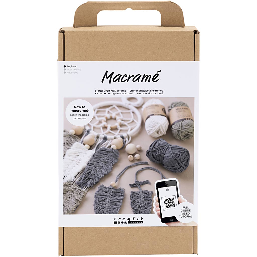 Creativ Company Https: www.cchobby.nl starter-hobbyset-macrame-1-doos