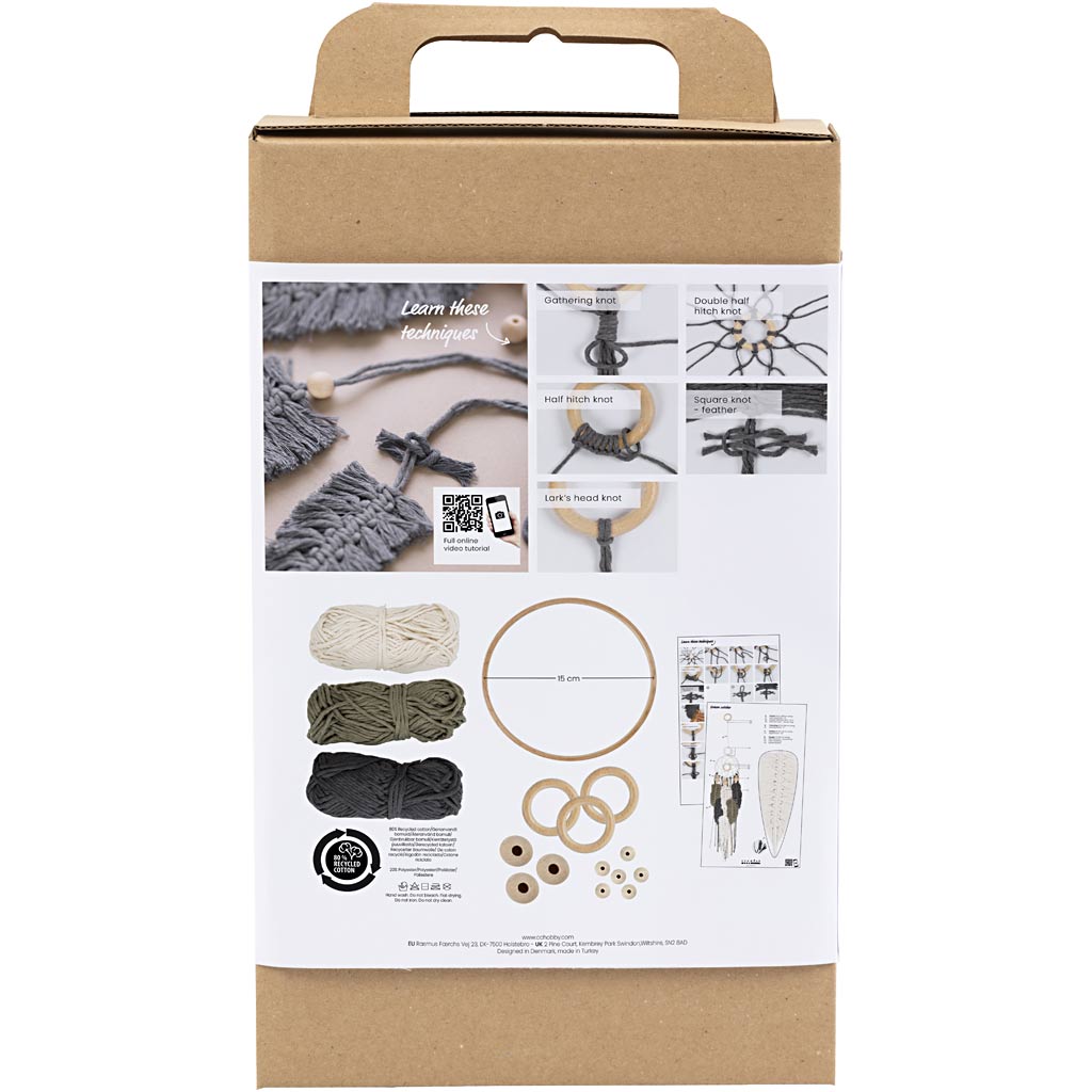 Creativ Company Https: www.cchobby.nl starter-hobbyset-macrame-1-doos