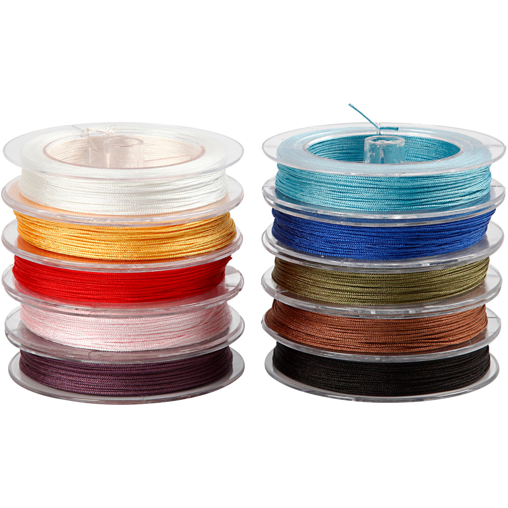 Creativ Company Https: www.cchobby.nl polyester-koord-dikte-1-mm-diverse-kleuren-10x50-m-1-doos