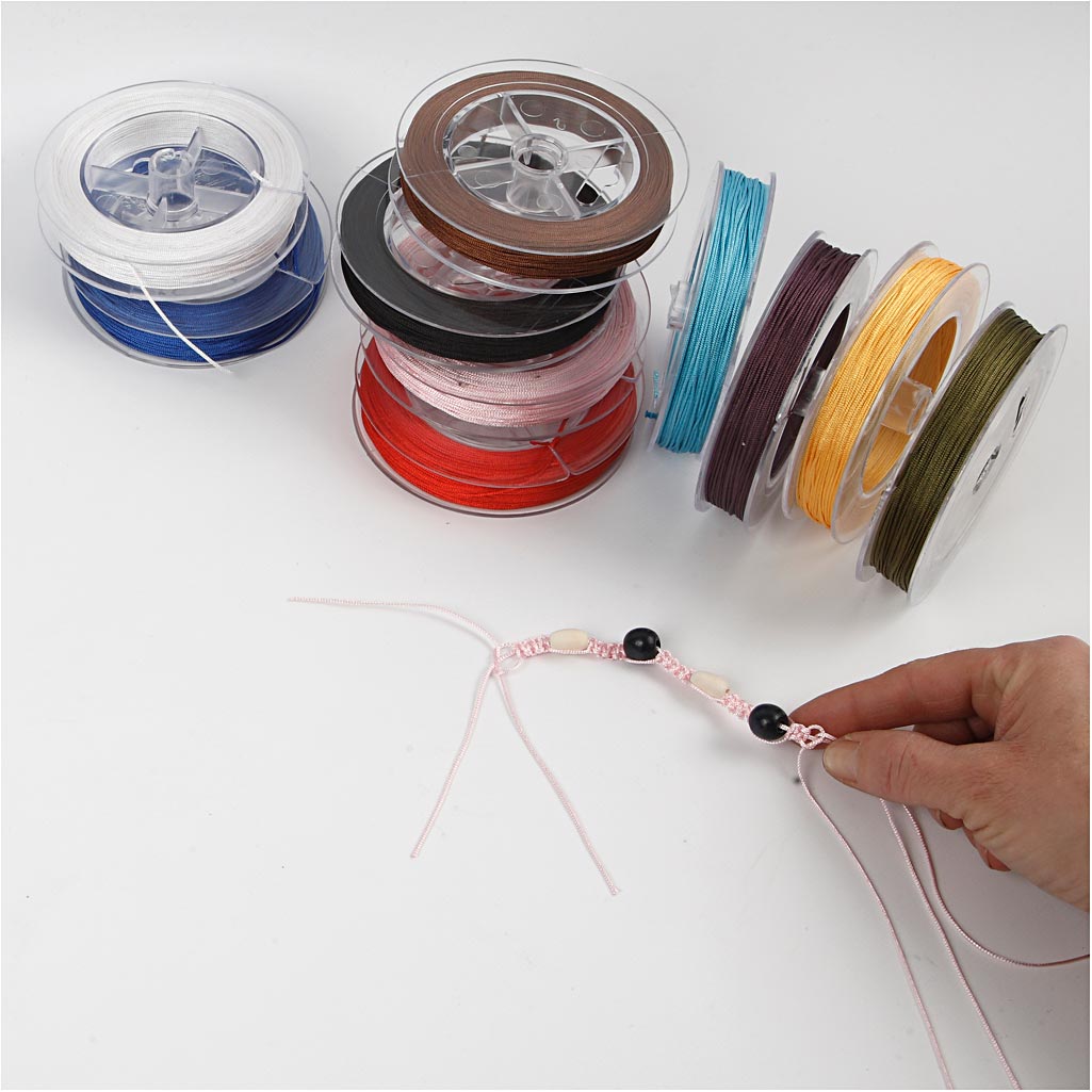Creativ Company Https: www.cchobby.nl polyester-koord-dikte-1-mm-diverse-kleuren-10x50-m-1-doos