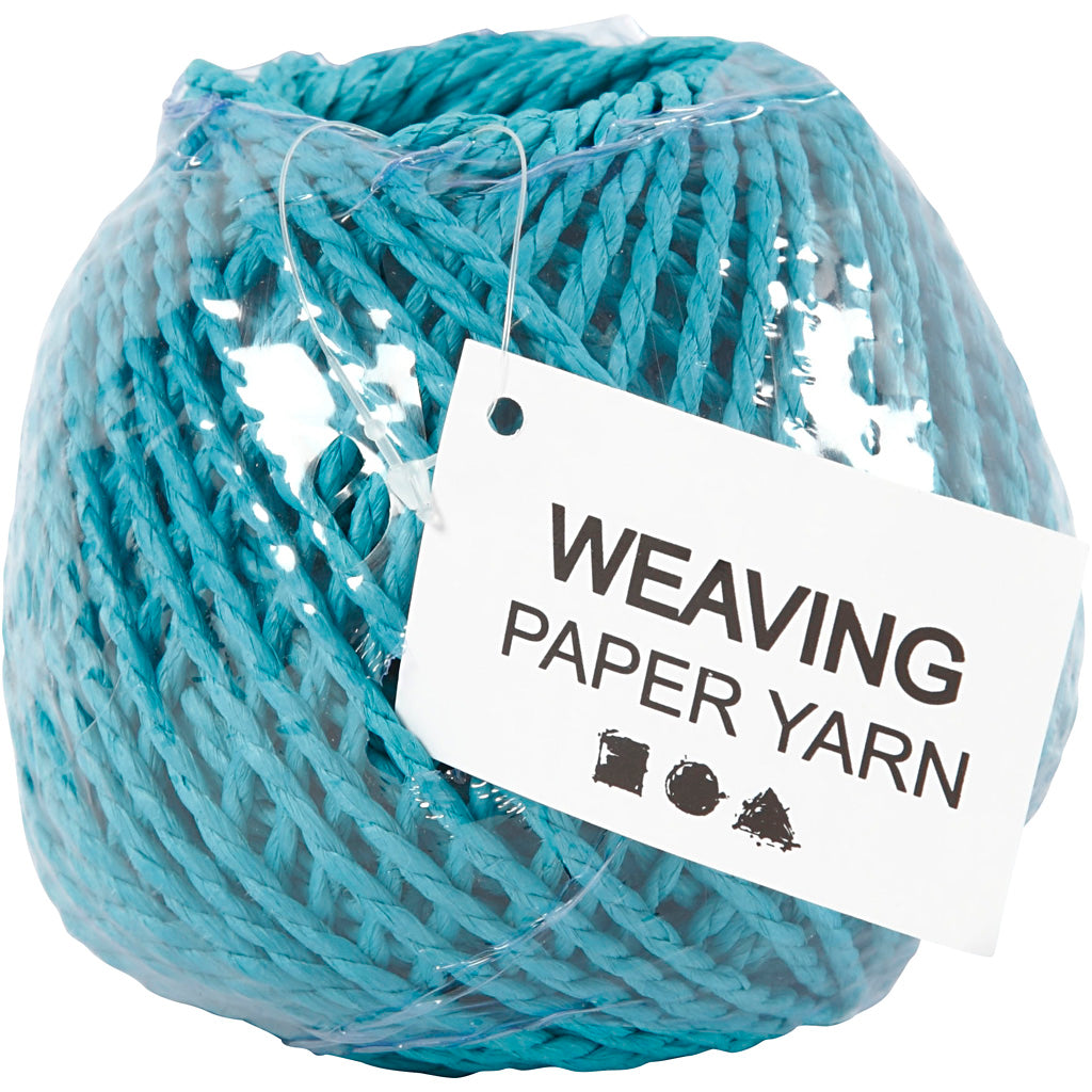 Creativ Company Https: www.cchobby.nl papier-garen-dikte-2-5-3-mm-turquoise-150-gr-40-m-1-bol
