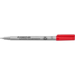 Non permanente marker Staedtler Lumocolor rood
