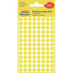 Markeringspunten Avery 3013 geel 8mm